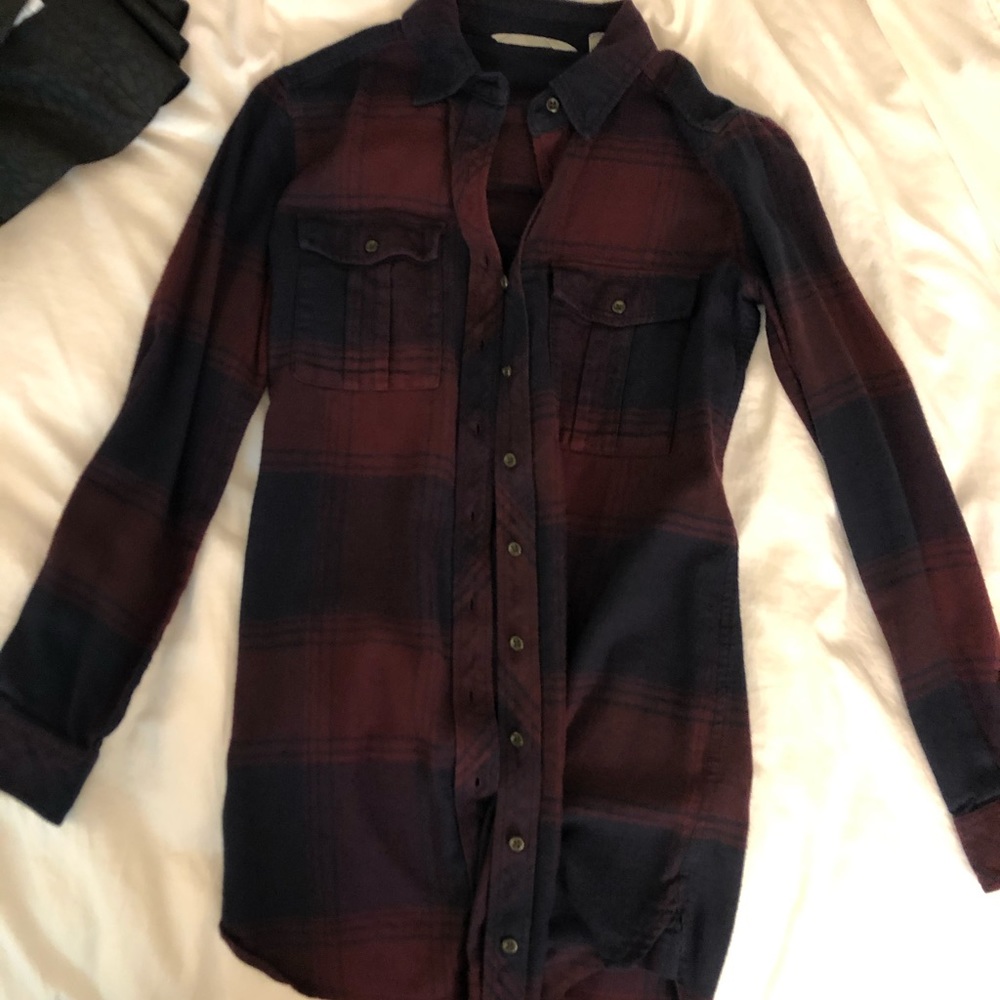 Athleta tunic flannel